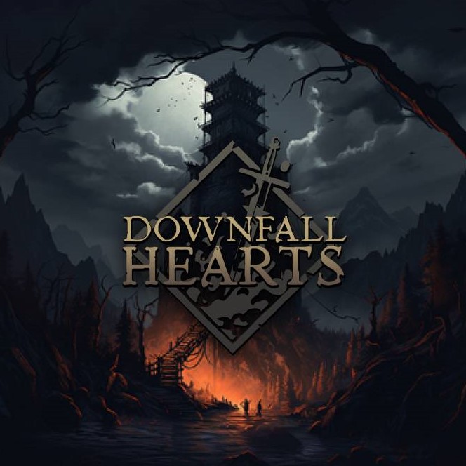Logo from Downfall Hearts